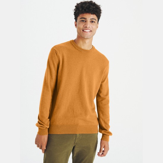 Aigle The Basic Crew-neck Sweatshirts Men Orange ZA-17640